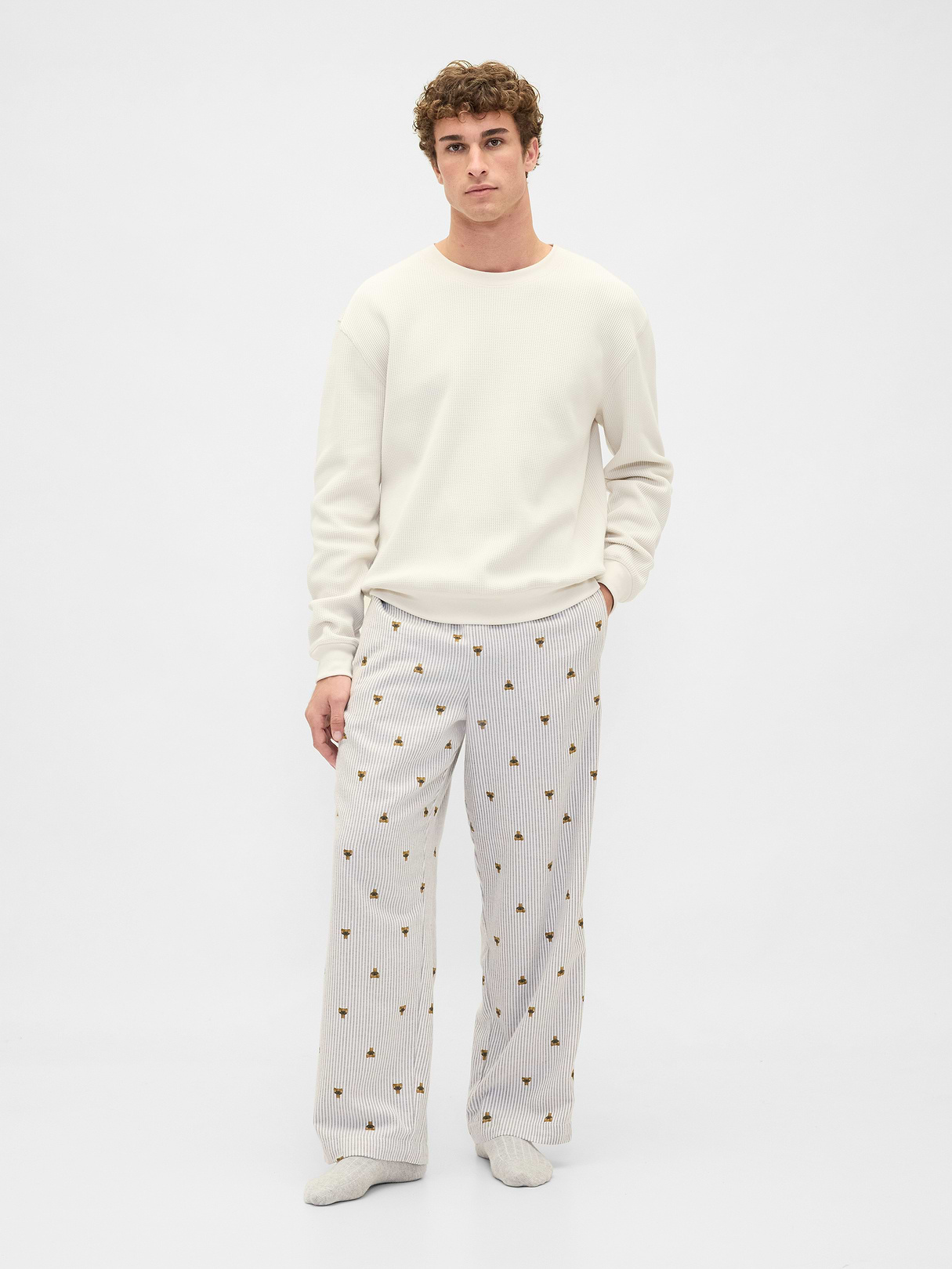 Adult Softest Flannel PJ Pants - Brannan bear brown