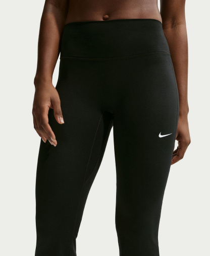 Nike Women's High-Waisted Flared Leggings - Black/White