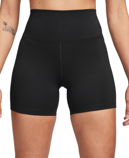 Nike Women's One High-Waisted 5" Biker Shorts - Black/black