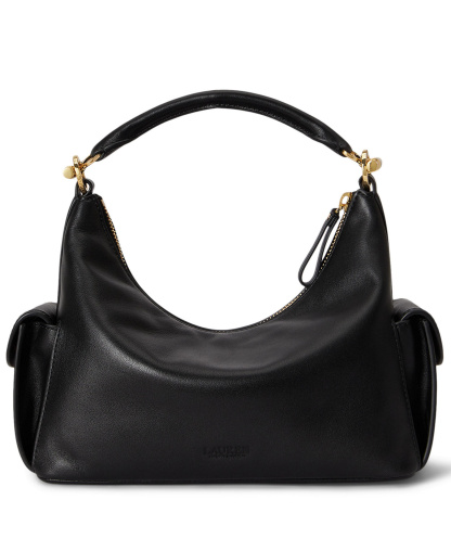 Lauren Ralph Lauren Small Blaike Slim Shoulder Bag - Black