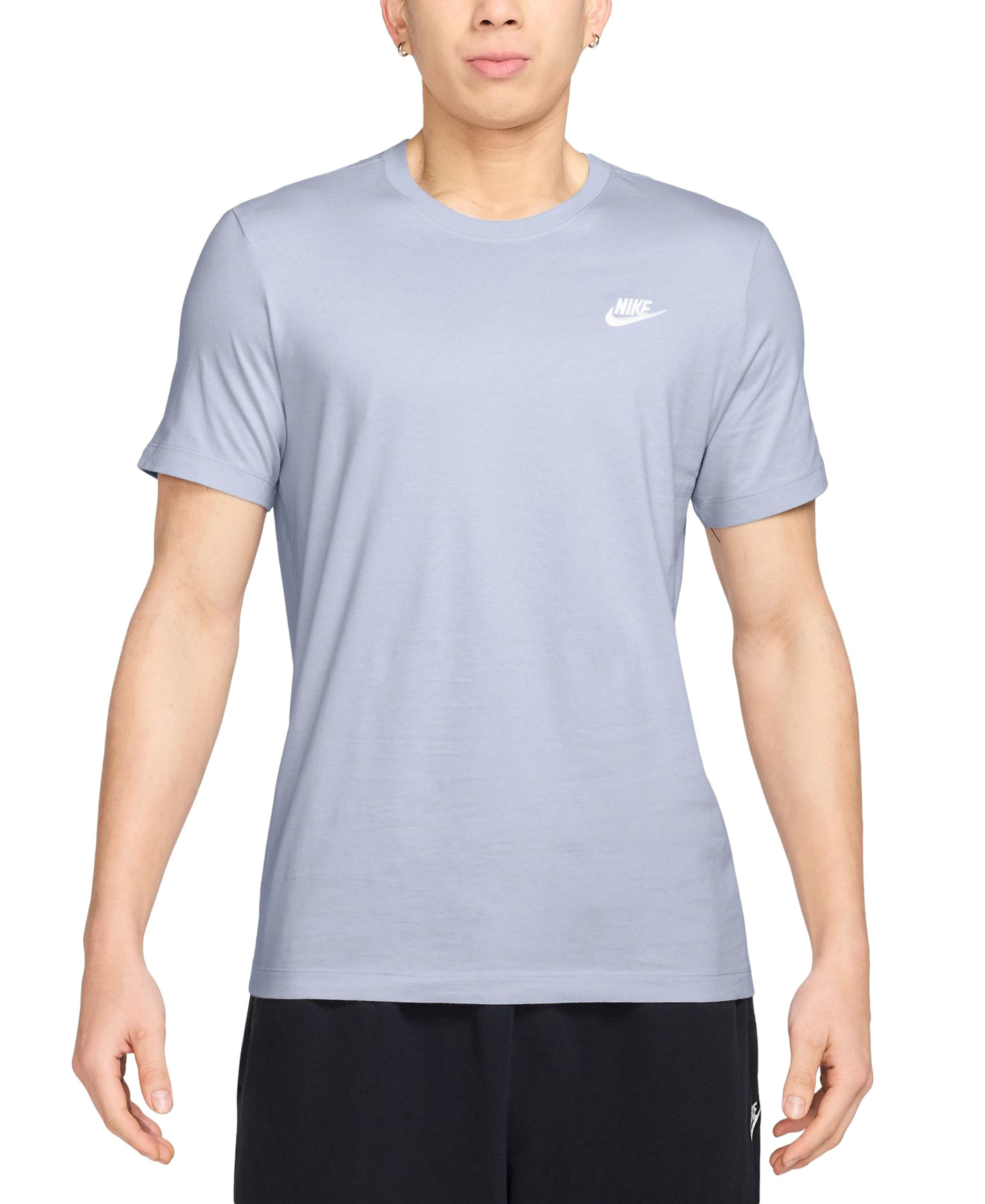 Nike Men's Sportswear Club Crewneck T-Shirt - Light Smoke Gray