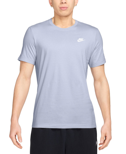 Nike Men's Sportswear Club Crewneck T-Shirt - Light Smoke Gray