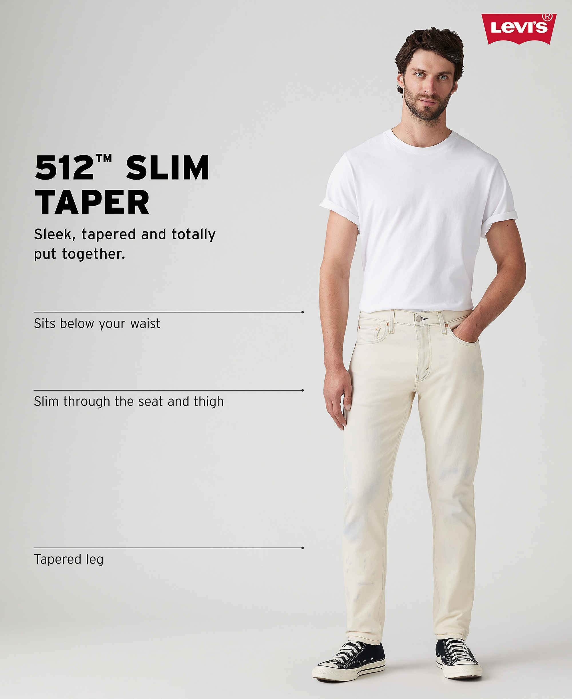 Levi's Men's 512™ Slim Taper Eco Performance Jeans - Dark Hollow