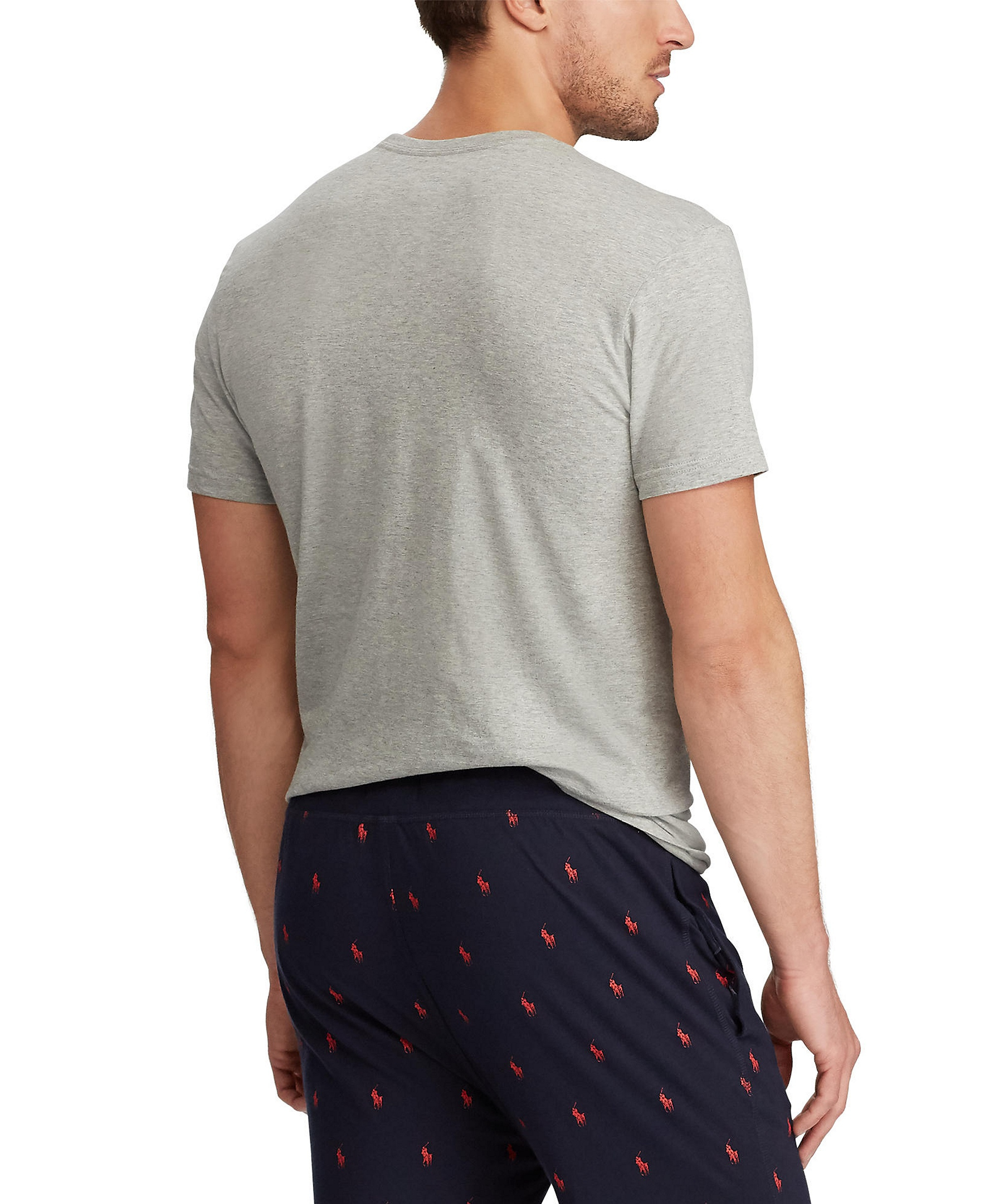 Polo Ralph Lauren Men's 3-Pack Slim Fit Crewneck Undershirt - Andover / Bali Blue / Cruise Navy