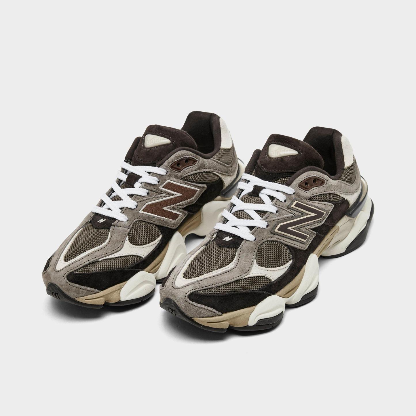 Women's New Balance 9060 Casual Shoes - Thunder Brown/Timberwolf/Black Coffee - view 2