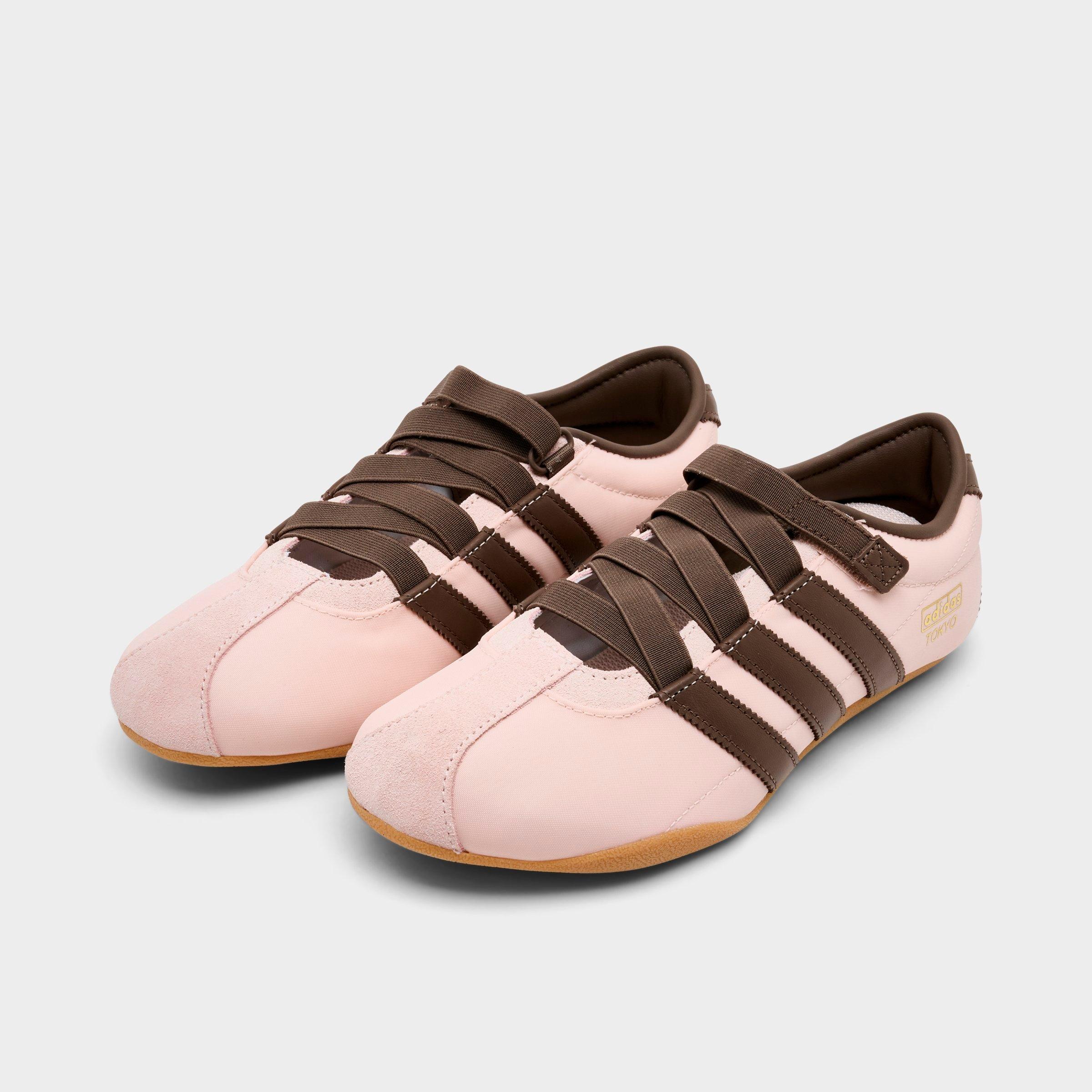 Women's adidas Originals Tokyo MJ Casual Shoes - Part 2 - Sandy Pink/Earth Strata - Both shoes facing left