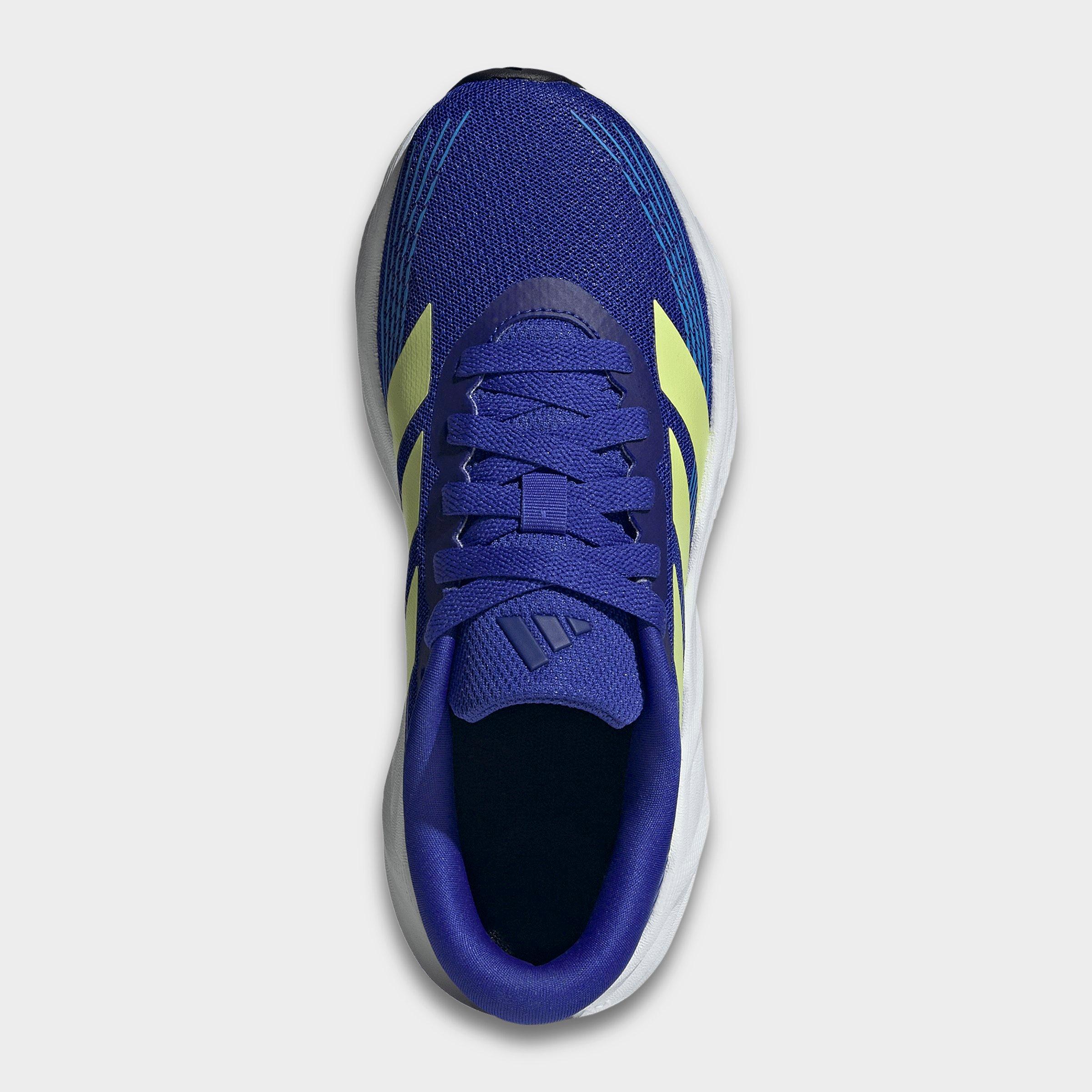 Big Kids' adidas Galaxy 8 Running Shoes - Lucid Blue/Frozen Lemon/Lucid Ray Blue - Top view
