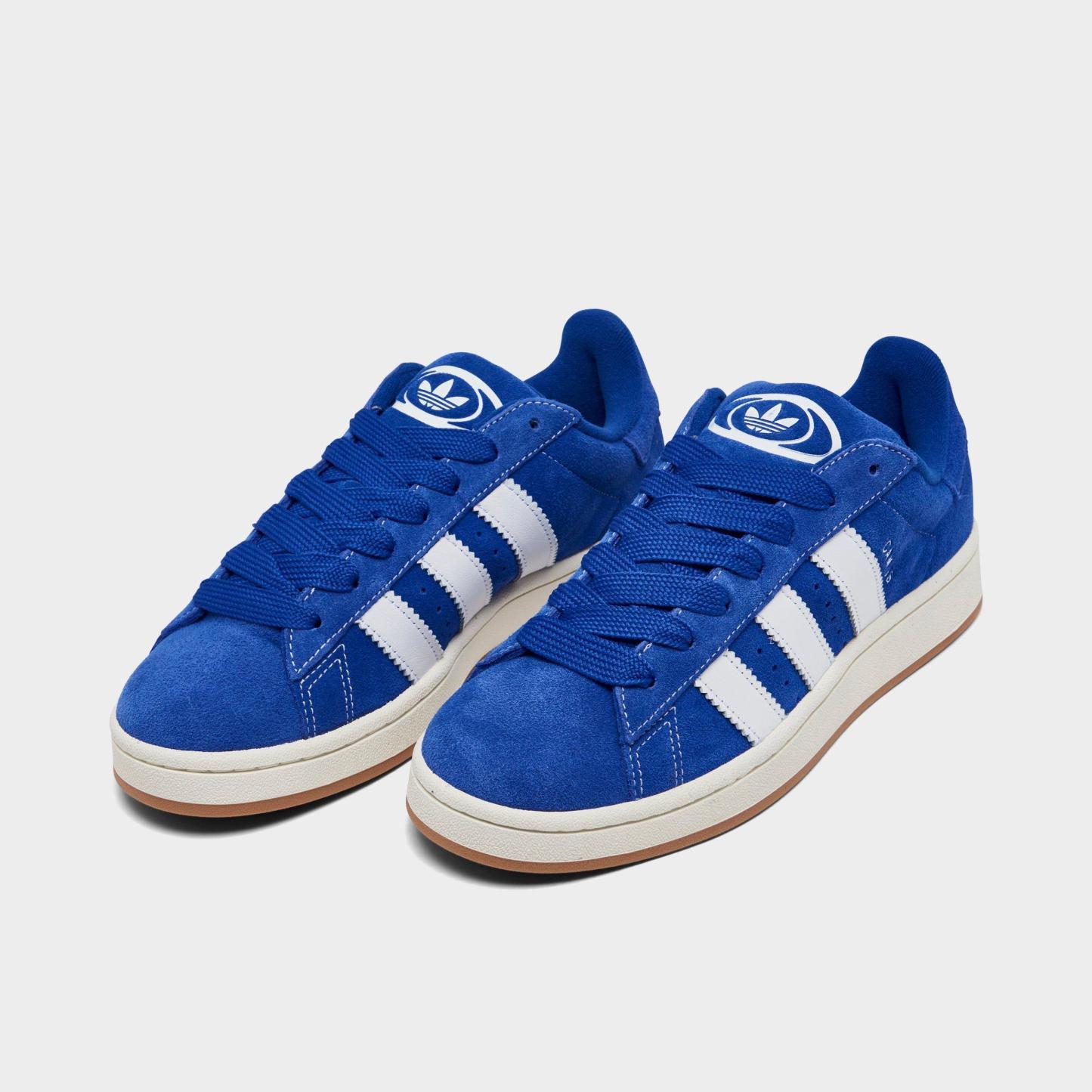 Men's adidas Originals Campus 00s Casual Shoes - Semi Lucid Blue/White/Off White - Both shoes facing left
