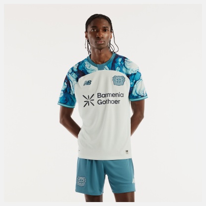 New Balance Bayer 04 26/27 Away Short Sleeve Jersey, MT62F2XBAWY
