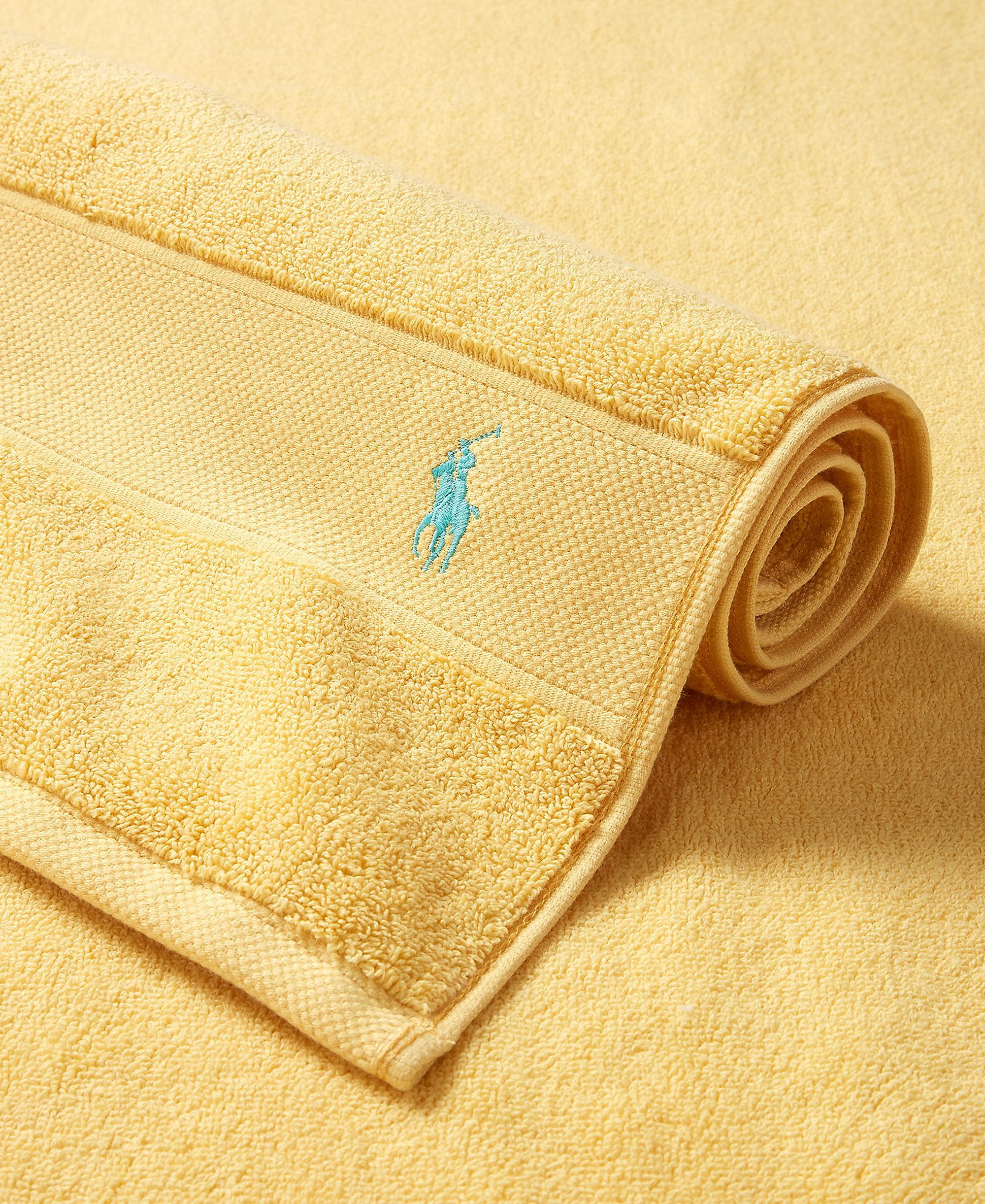 Polo Ralph Lauren Polo Player Cotton Bath Towel, 58" x 30" - Corn Yellow