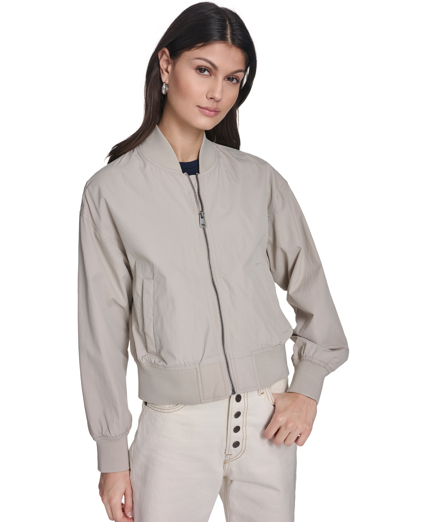 Levi's Women's Lightweight Bomber Jacket - Chateau Gray