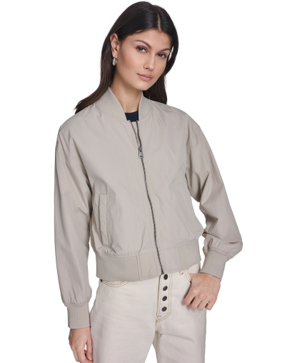 Levi's Women's Lightweight Bomber Jacket - Chateau Gray