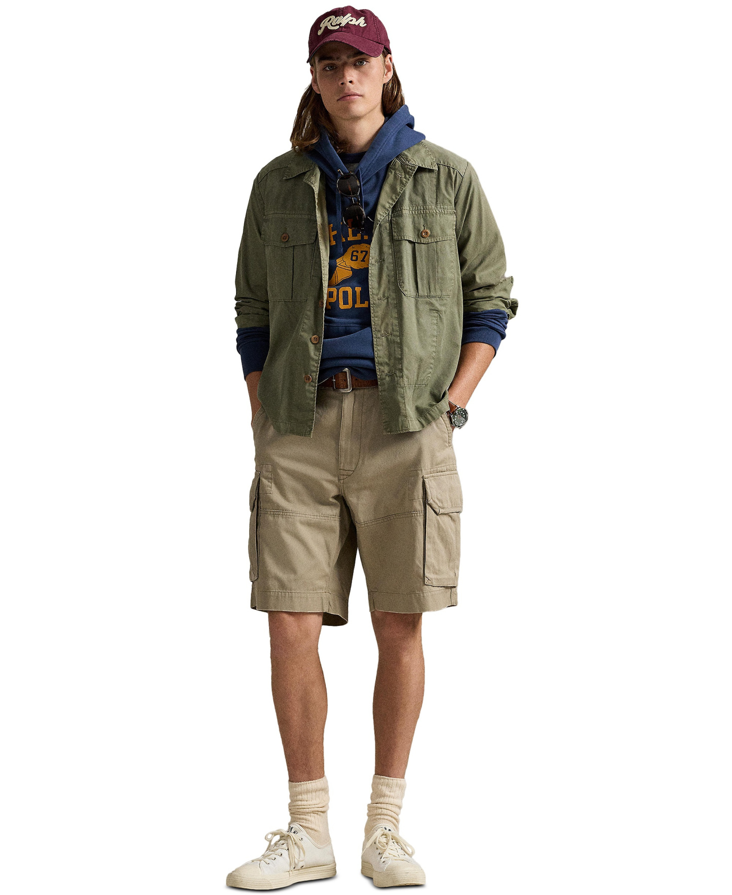 Polo Ralph Lauren Men's Shorts, 10.5" Classic Gellar Cargos - Hudson Tan