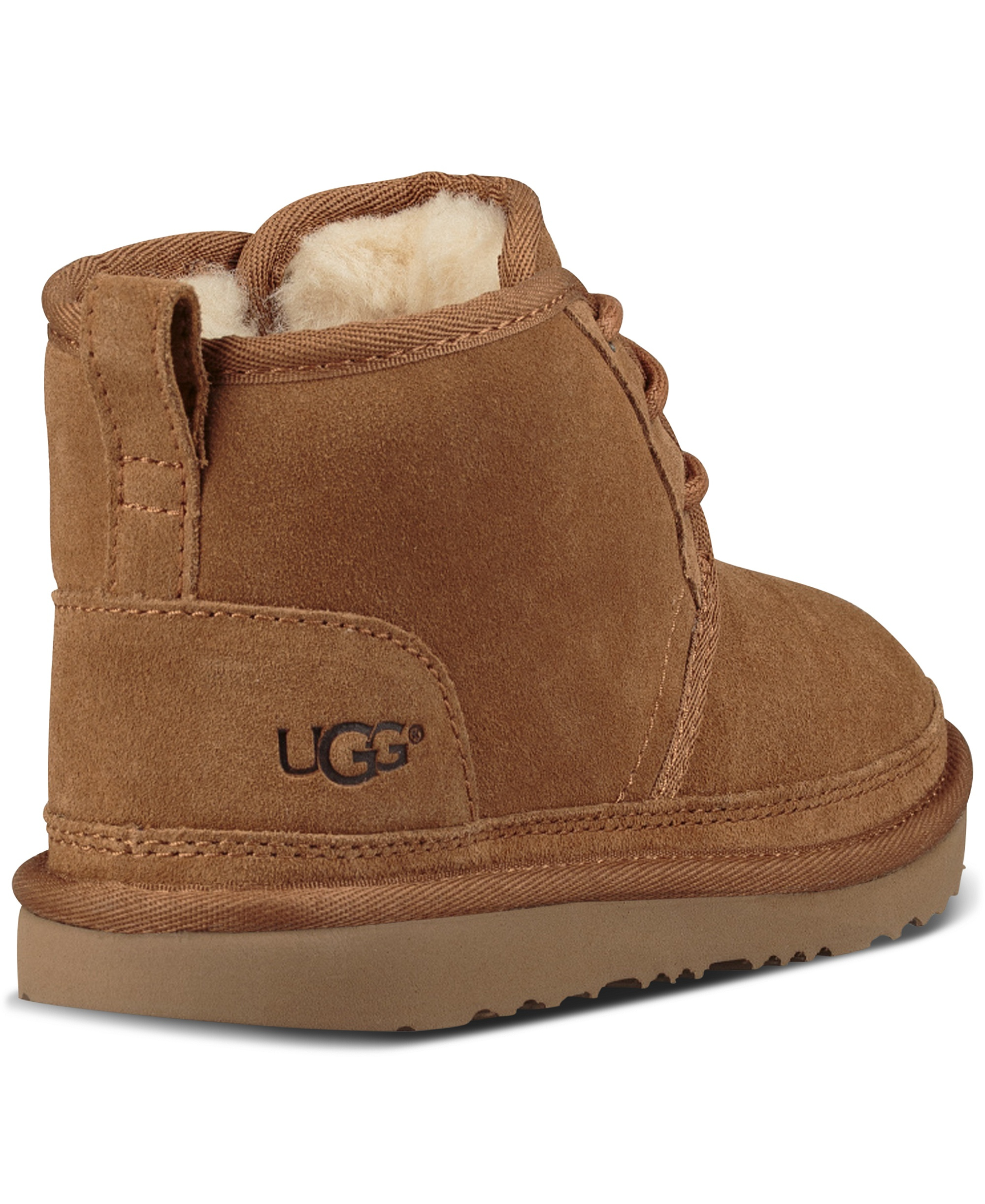 UGG® Kids Neumel II Lace-Up Booties - Chestnut
