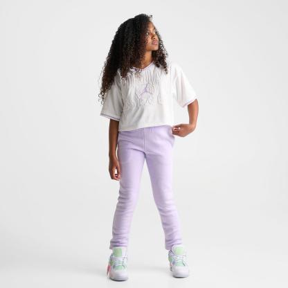 Girls' Big Kids' Jordan Cropped Jersey - Sail - view 2
