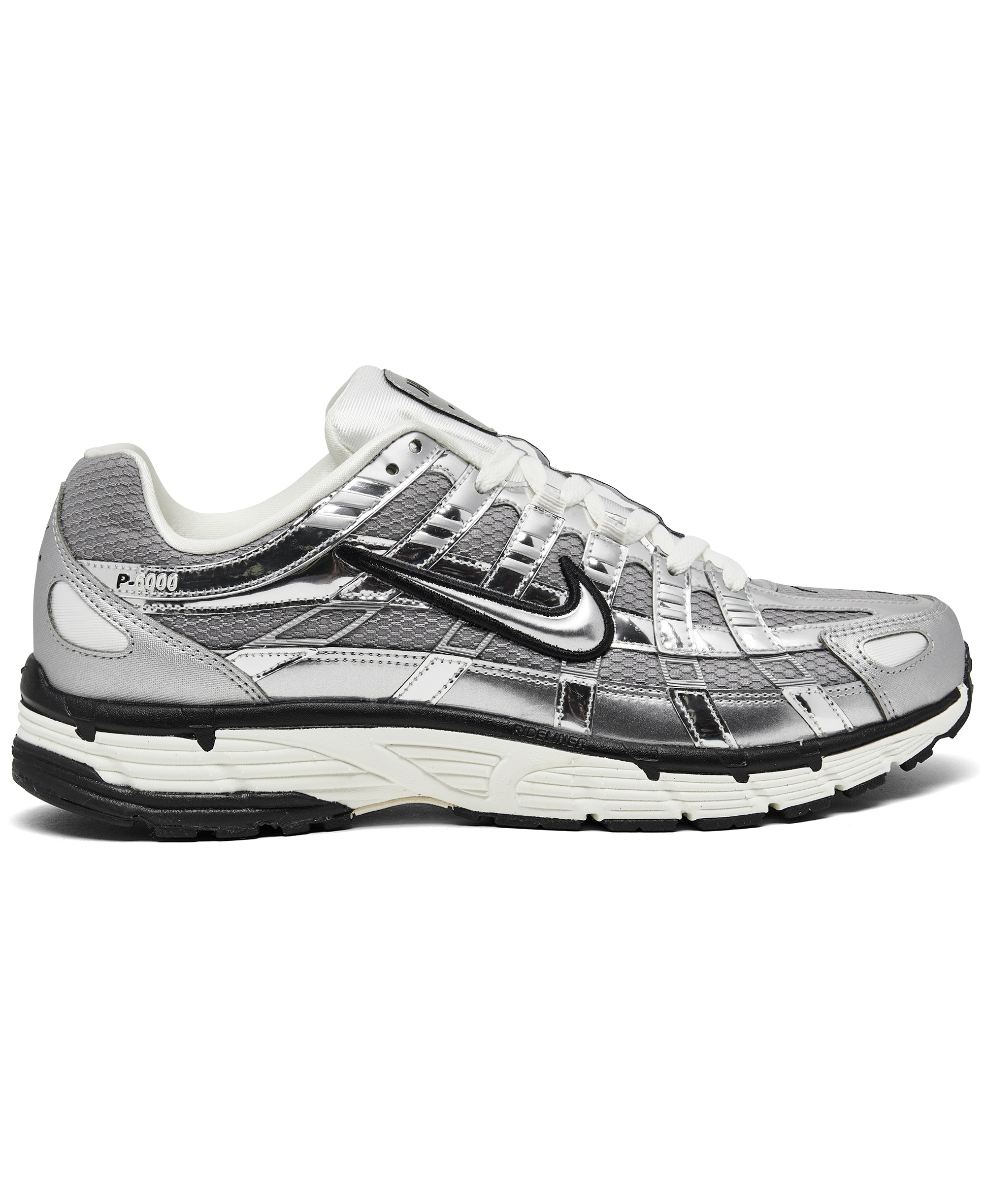 Nike Men's P-6000 Casual Sneakers from Finish Line - Metallic Silver, White