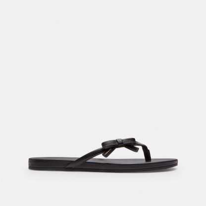 Bow Flip Flop - Black - view 4