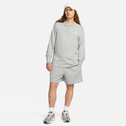 Men's Nithtke Club French Terry Flow Shorts - Dark Grey Heather/Light Smoke Grey/White