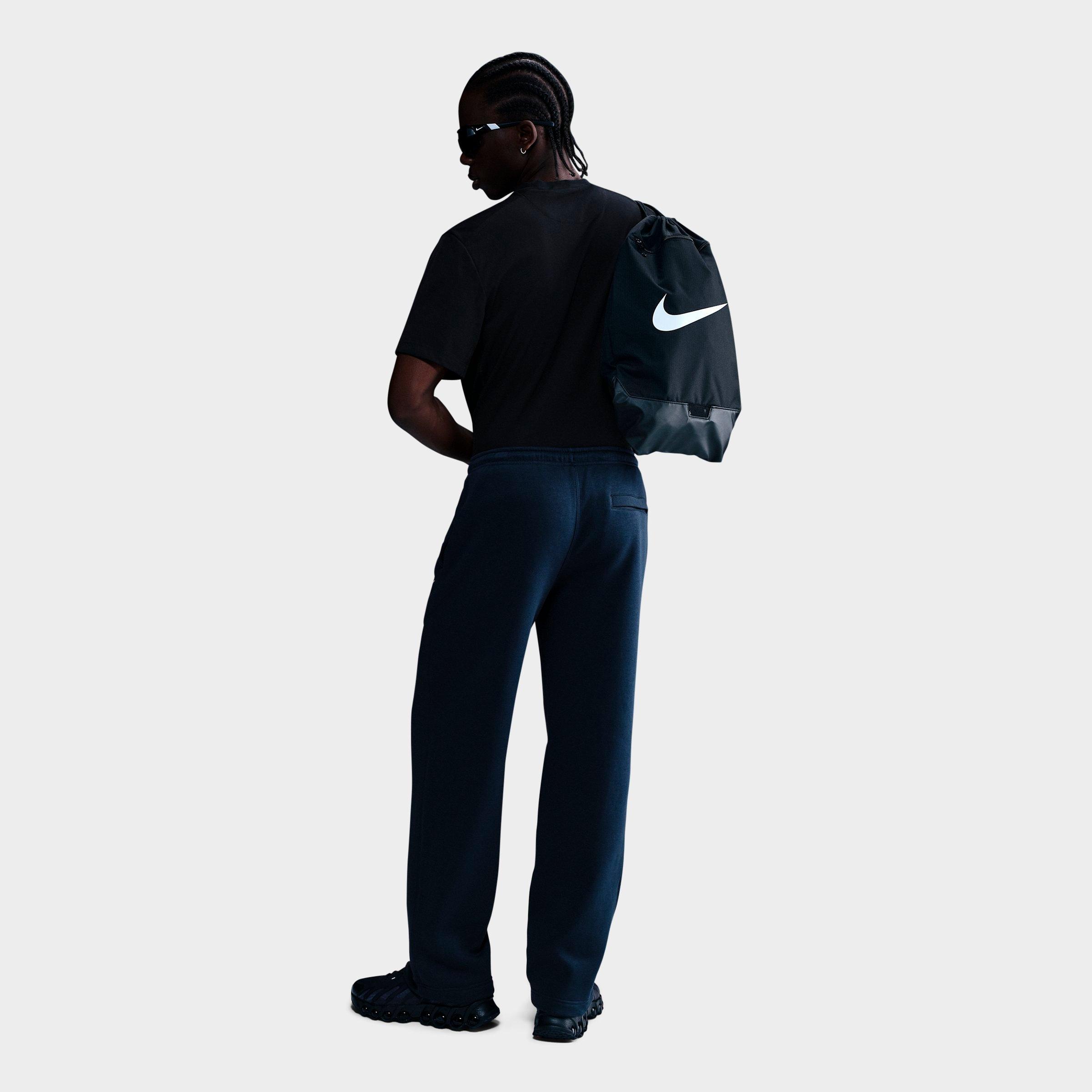Men's Nithtke Club Fleece Premium Open-Hem Sweatpants - Obsidian/Obsidian/White