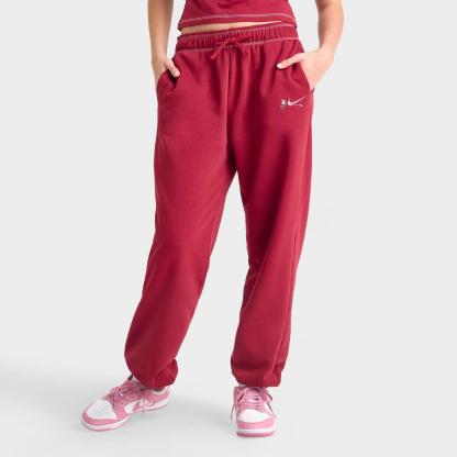 Women's Nike Sportswear Club Fleece Jogger Pants - Team Crimson/Peony