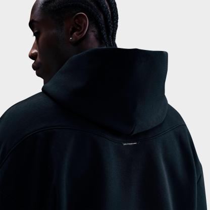 Men's Nithtke Standard Issue Therma-FIT Brushed Basketball Pullover Hoodie - Black/Pale Ivory