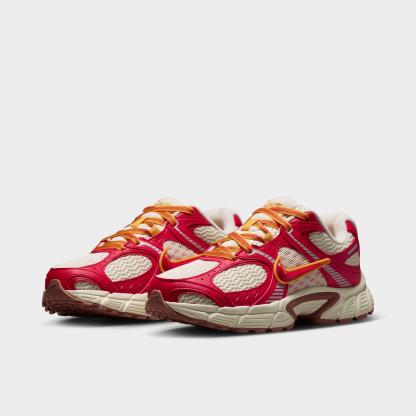 Women's Nithtke V5 RNR Casual Shoes - Part 2 - University Red/Coconut Milk/University Gold/University Red - Both shoes facing left
