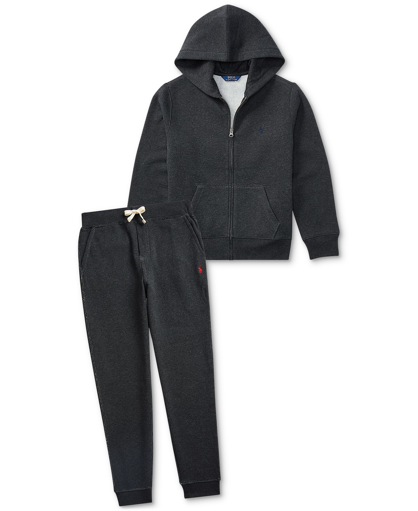 Polo Ralph Lauren 8-20 Boys' Cotton Fleece Zip Up Hoodie - Avery Heather