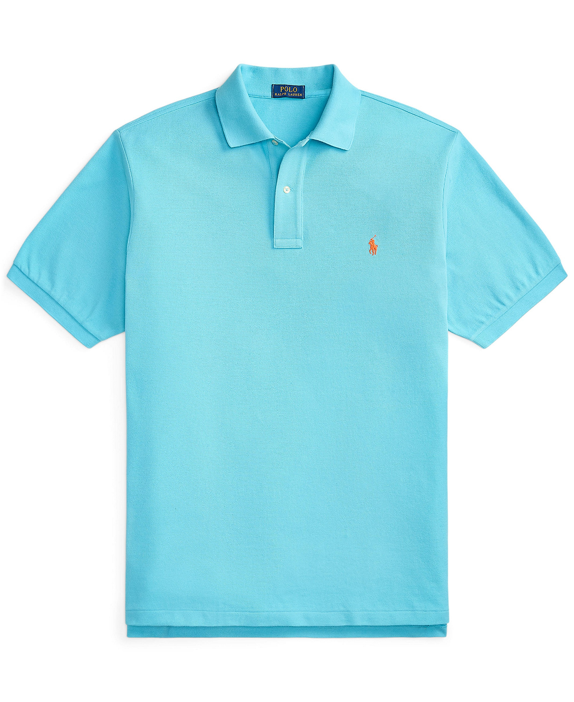 Polo Ralph Lauren Men's Big & Tall The Iconic Mesh Polo Shirt - Perfect Turquoise