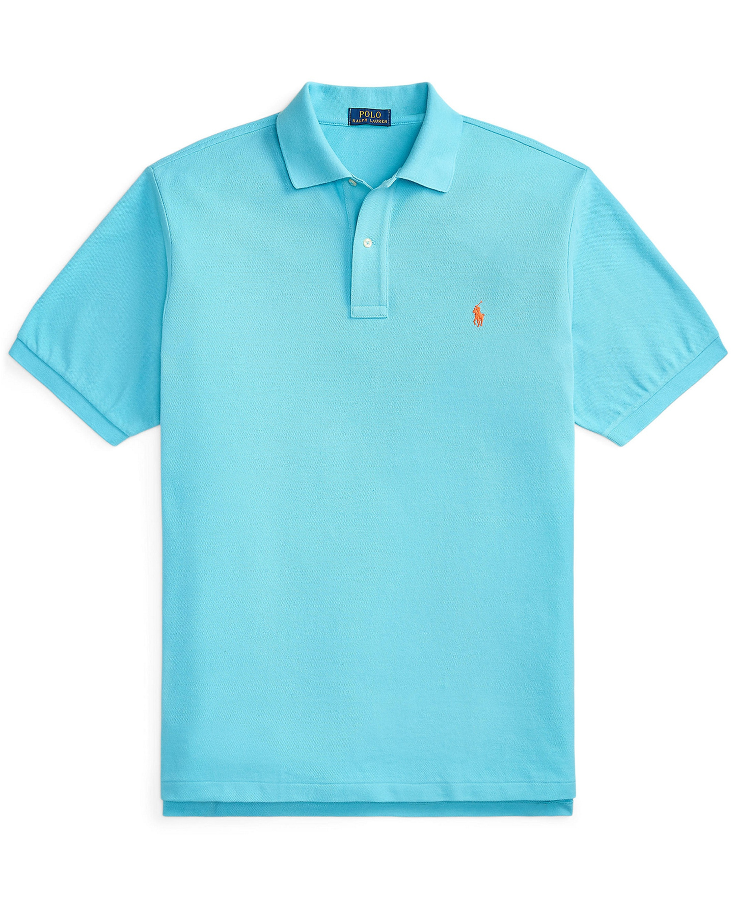 Polo Ralph Lauren Men's Big & Tall The Iconic Mesh Polo Shirt - Perfect Turquoise