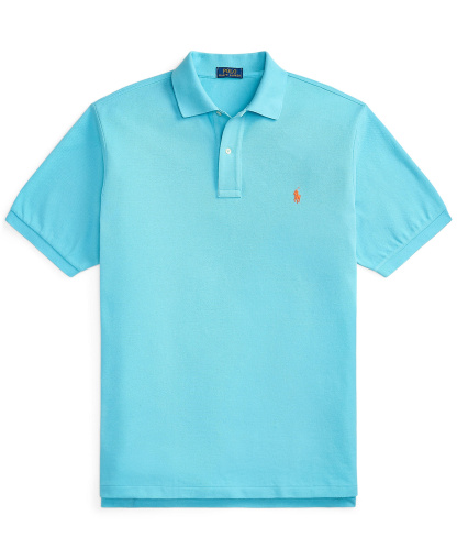 Polo Ralph Lauren Men's Big & Tall The Iconic Mesh Polo Shirt - Perfect Turquoise