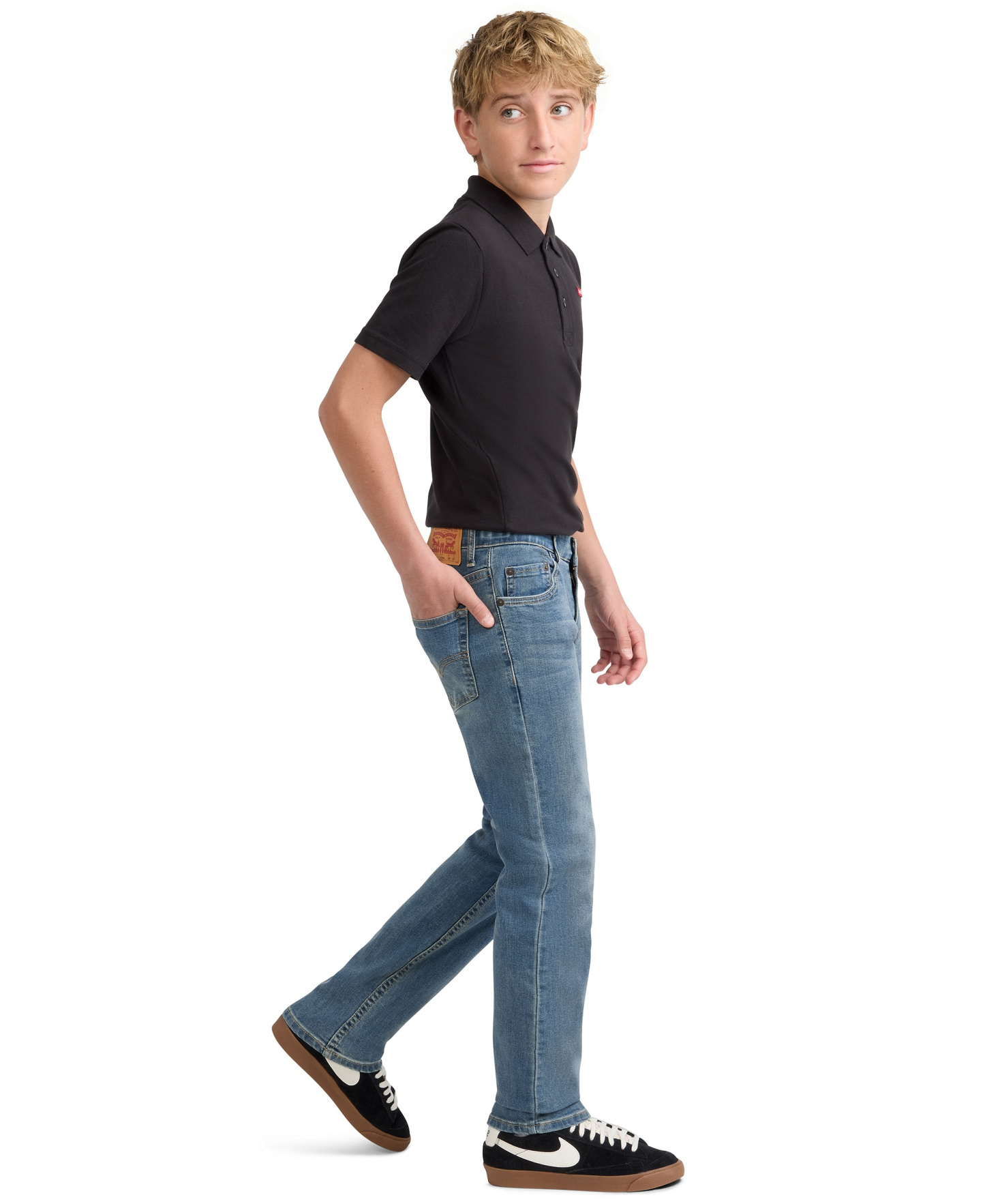 Levi's Boys' 2T-7 502™ Taper Fit Stretch Performance Jeans - GOOD GUY