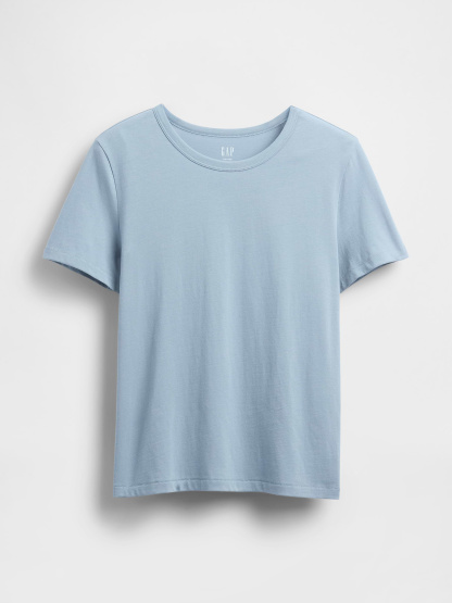 Organic Cotton VintageSoft T-Shirt - New england sky blue
