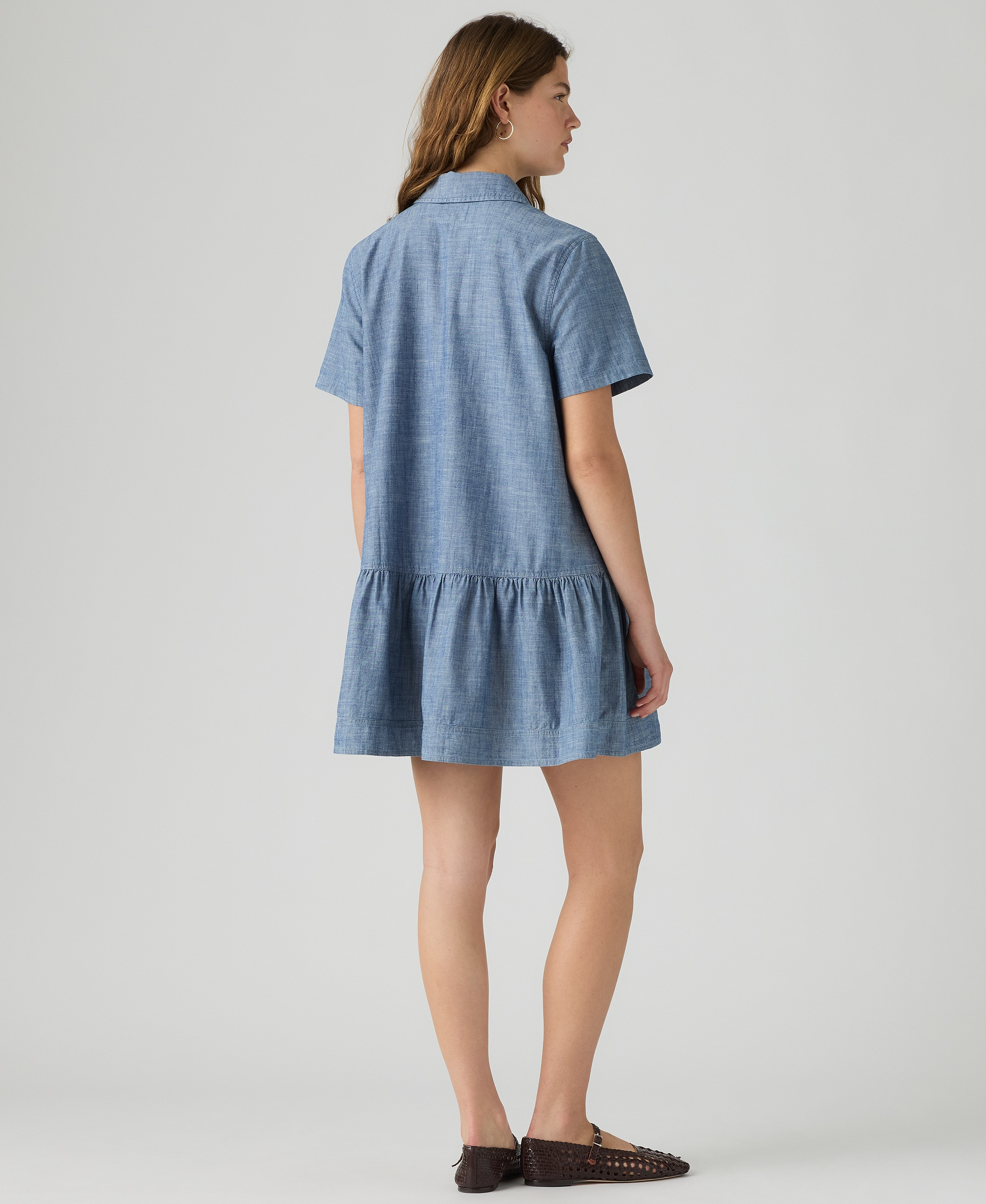 Levi's Women's Cielle Short-Sleeve Collared Mini Dress - Dont Hold Your Breath
