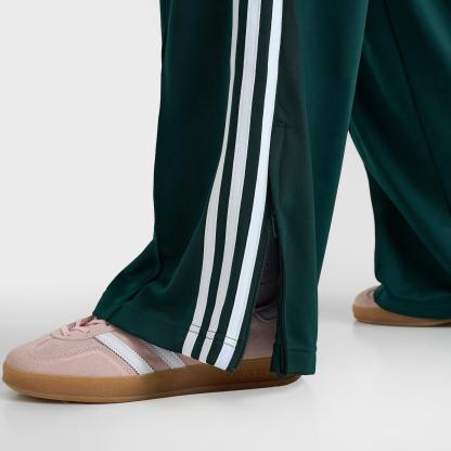 Women's adidas Originals adicolor 3-Stripes Firebird Loose Track Pants - Aurora Ivy/White - view 6