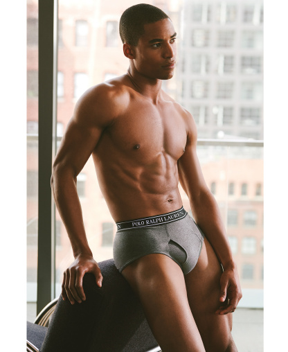 Polo Ralph Lauren Men's 4-Pack Classic Stretch Briefs - Bottle Green/deep Blue/cruise Navy
