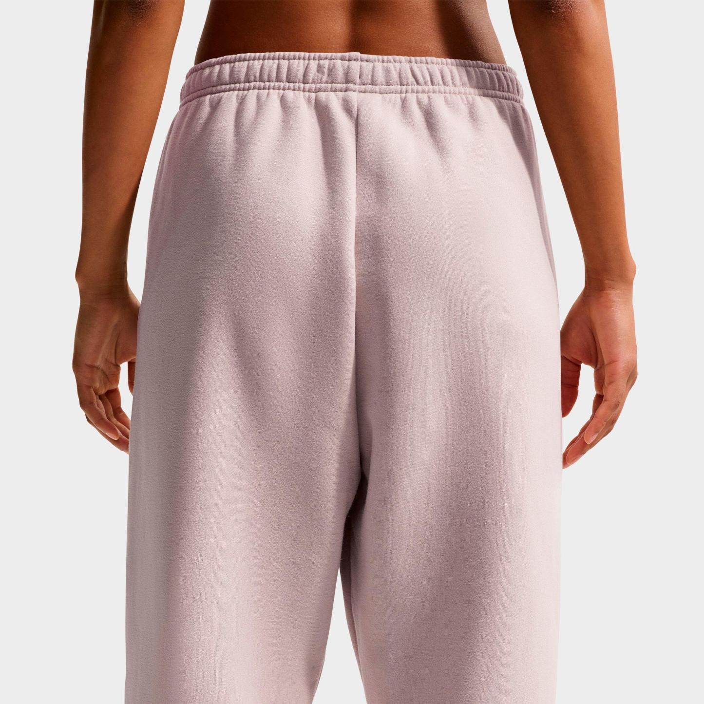 Women's Nithtke Studio Fleece Medium-Weight Camo High-Rise Oversized Cuffed Pants - Cream II/Sail