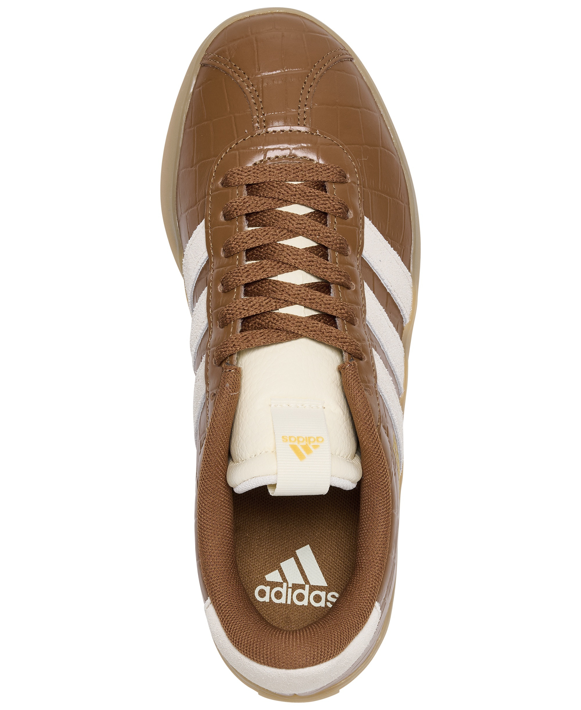adidas Women's VL Court 3.0 Sneakers from Finish Line - Wild Brown, Cream