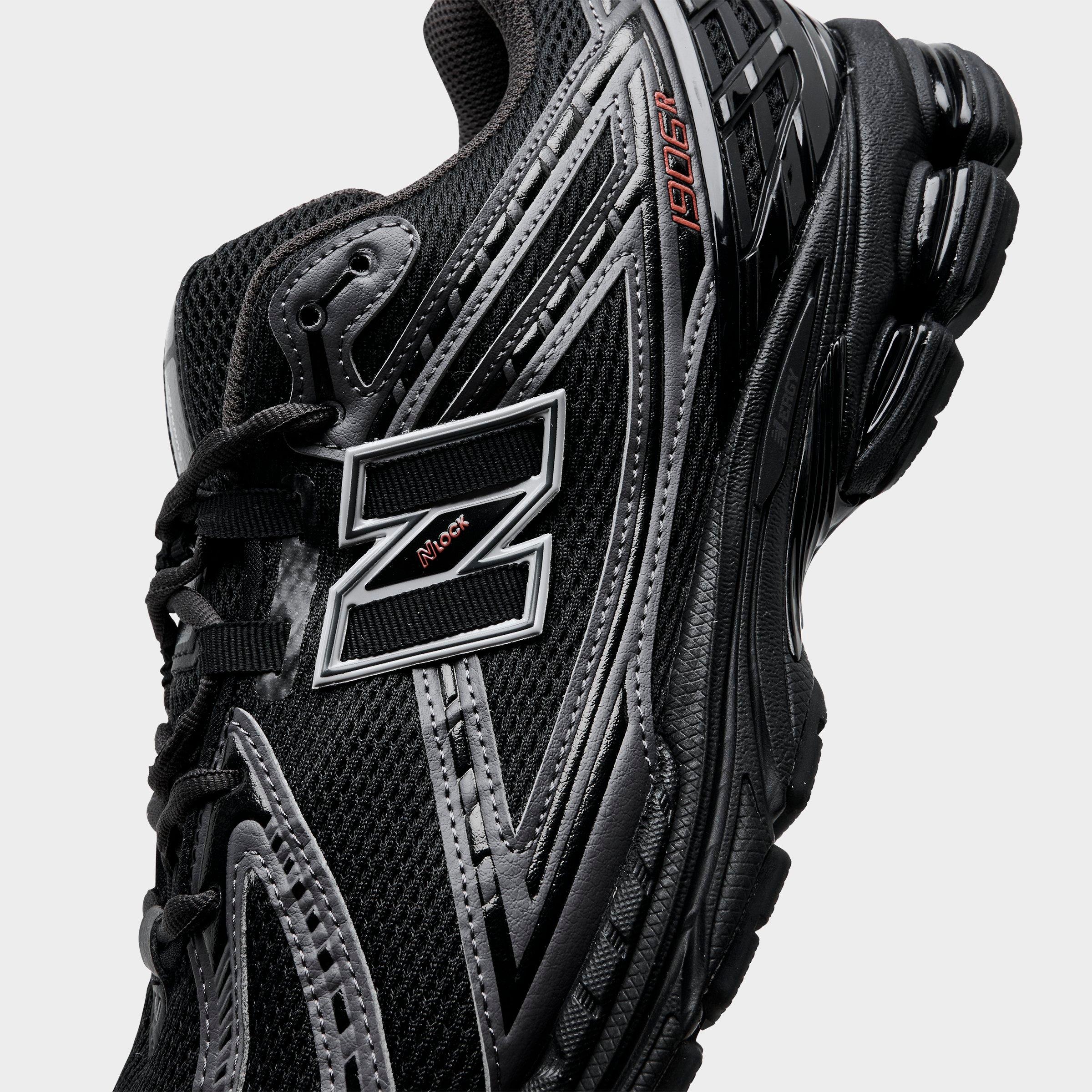 Men's New Balance 1906R Casual Shoes - Black/Hot Tomato - view 3