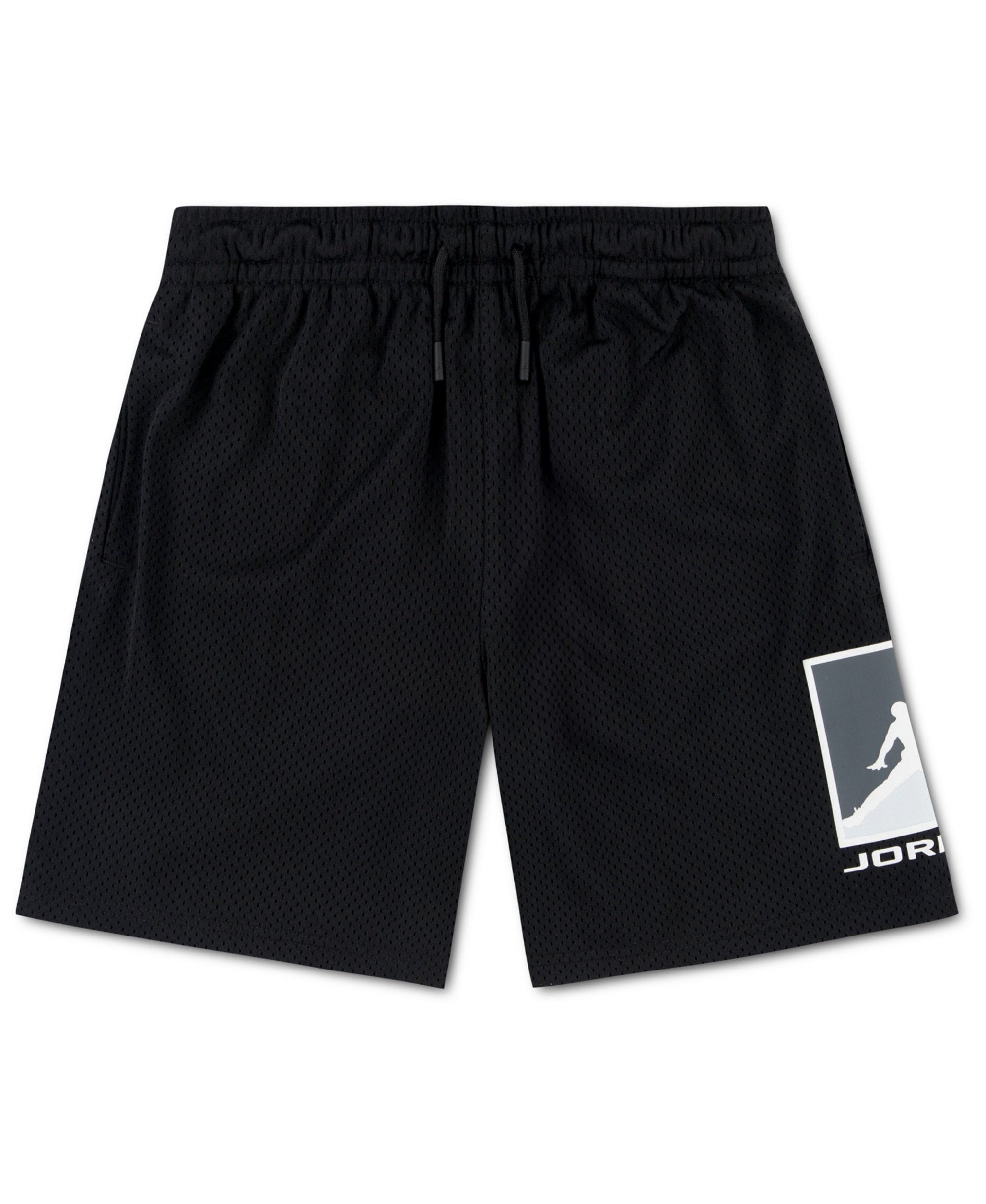 Jordan Boys' 8-20 Pull-On Mesh Shorts - Black