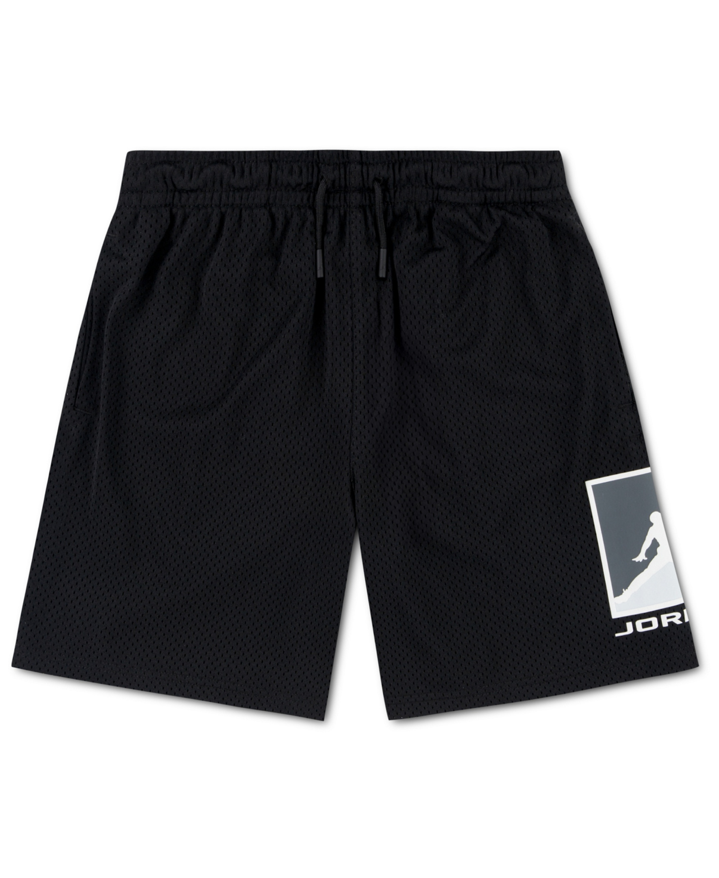 Jordan Boys' 8-20 Pull-On Mesh Shorts - Black