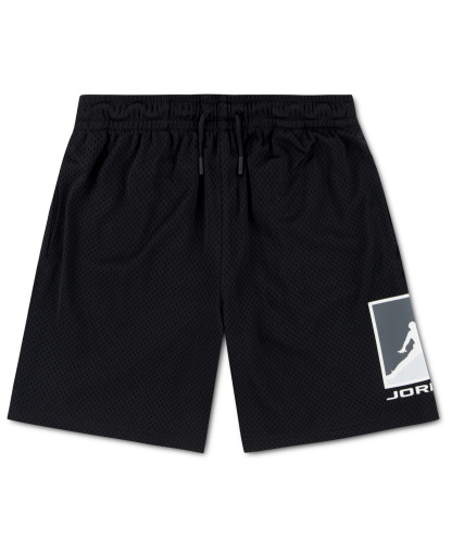Jordan Boys' 8-20 Pull-On Mesh Shorts - Black