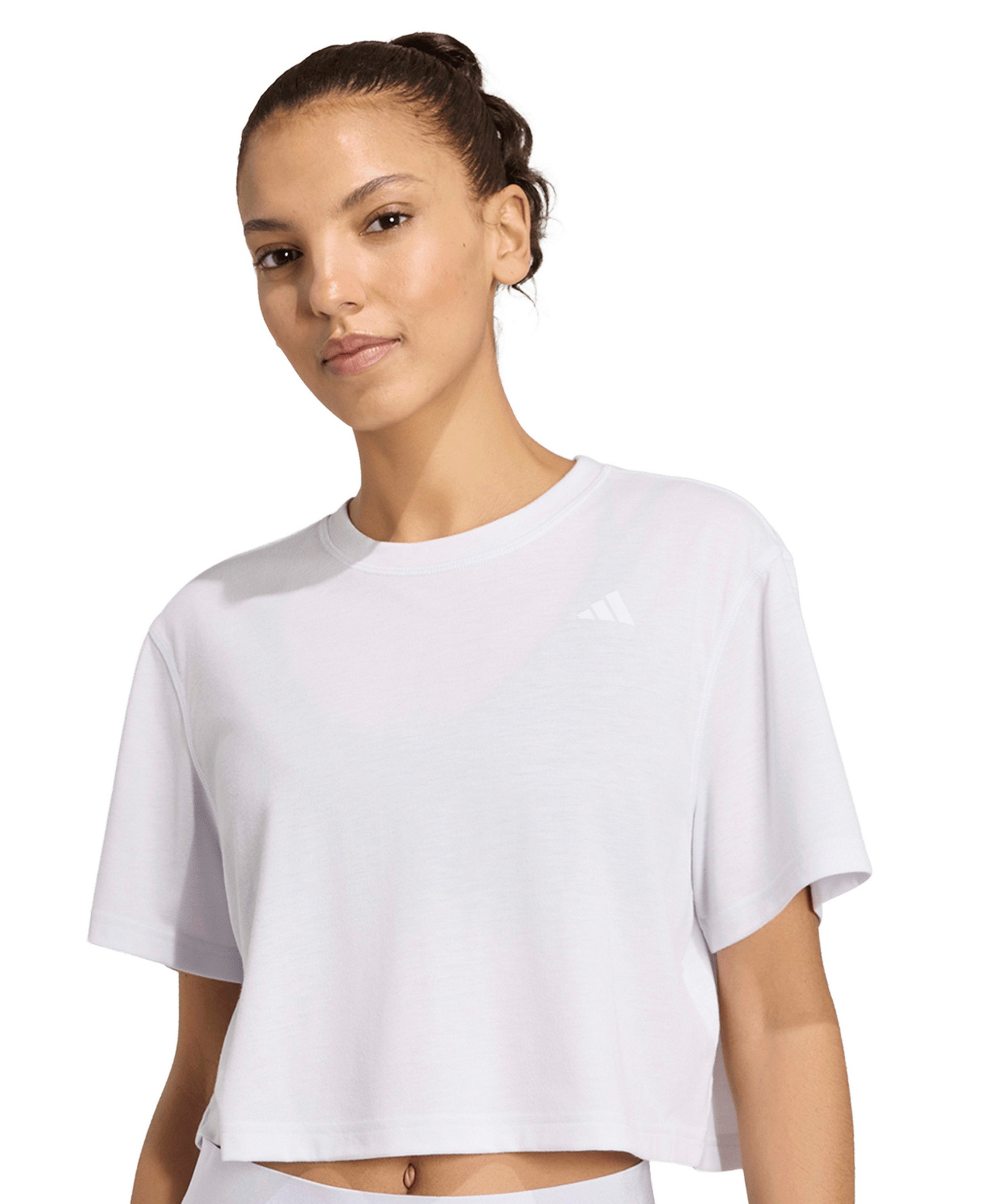 adidas Women's Train Essentials Boxy Workout T-Shirt - Frozen Purple