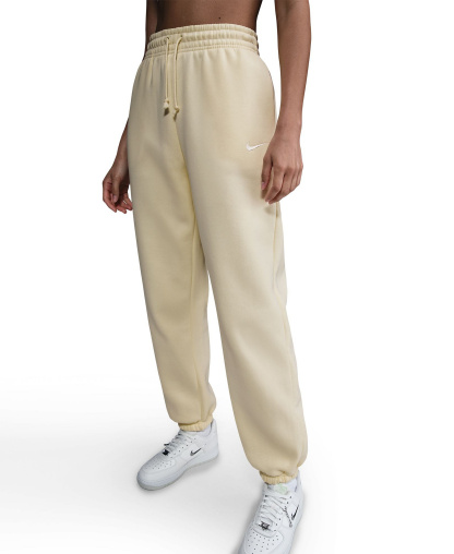 Nike Women's Sportswear Phoenix Fleece High-Rise Oversized Sweatpants - Alabaster/Sail