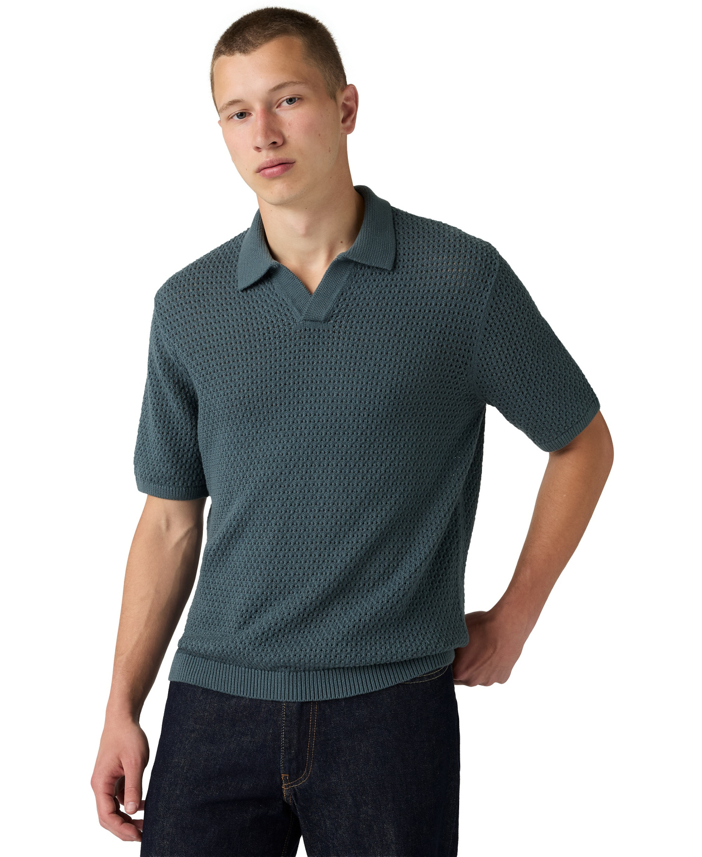 Levi's Men's Dillon Classic Polo Shirt - Dark Slate
