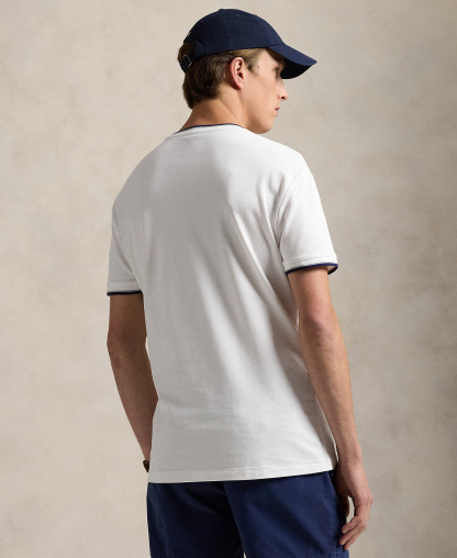 Polo Ralph Lauren Men's Classic-Fit Stretch Mesh T-Shirt - White