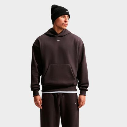 Men's Nithtke Solo Swoosh Pullover Hoodie - Velvet Brown/Sail