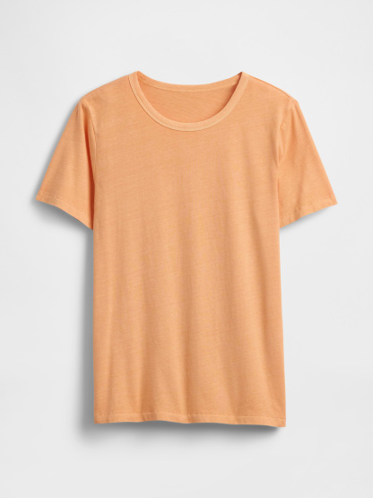 Organic Cotton VintageSoft T-Shirt - Tangerine orange