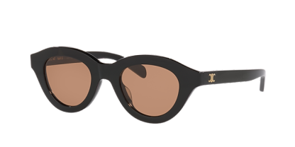 Celine Triomphe Mini CL40338U - Frame: Black / Lens: Brown