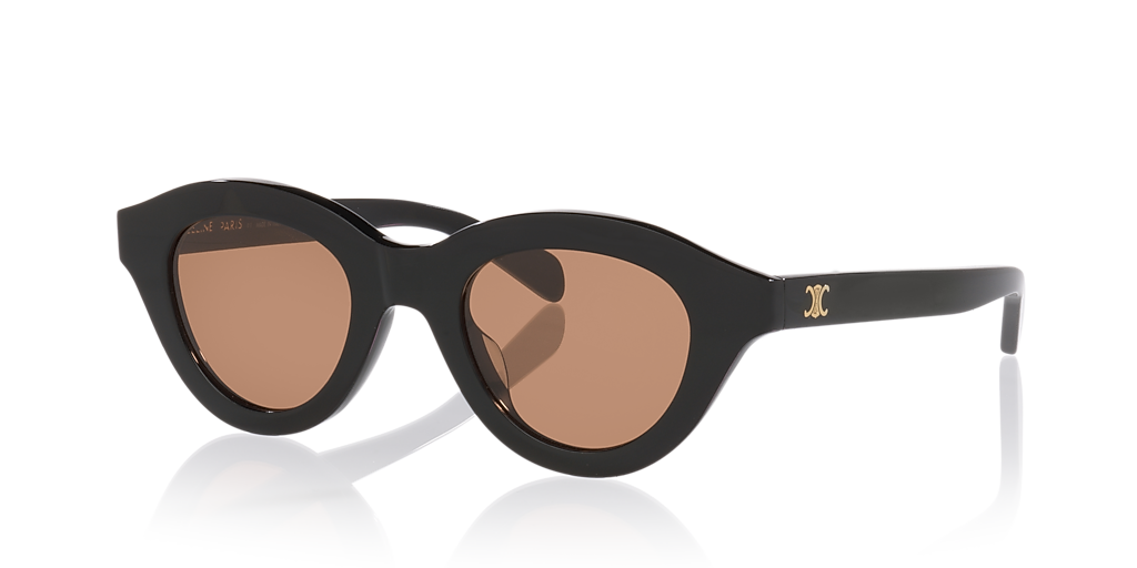 Celine Triomphe Mini CL40338U - Frame: Black / Lens: Brown