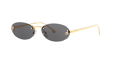 Fendi FE4075US - Frame: Gold / Lens: Grey
